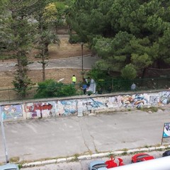 Vandali al parco di Ponente