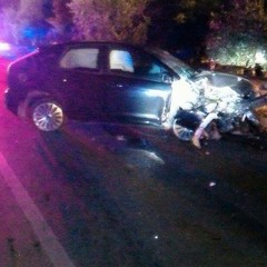 L'incidente avvenuto lungo la strada provinciale 112 Terlizzi-Molfetta