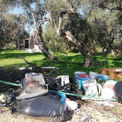 Amianto alle spalle dell'ex cementeria di via Bisceglie