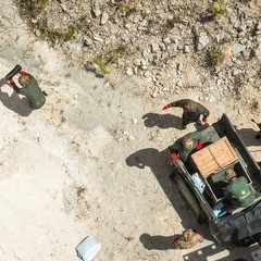 Posizionamento ordigno in cava