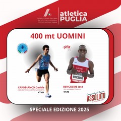 Campionati di Società Assoluti Puglia al Cozzoli di Molfetta