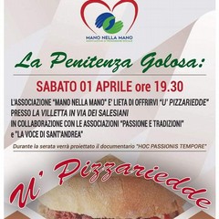 Locandina degustazione Pizzarello 1 aprile