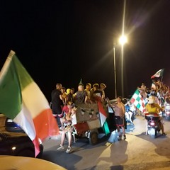 Festeggiamenti tricolore a Molfetta