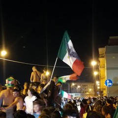 Festeggiamenti tricolore a Molfetta