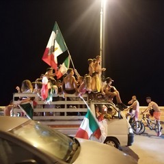 Festeggiamenti tricolore a Molfetta