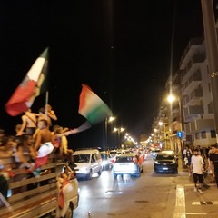 Festeggiamenti tricolore a Molfetta