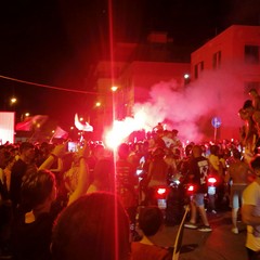 Festeggiamenti tricolore a Molfetta