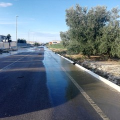 Zona industriale di Molfetta allagata