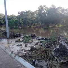 Zona industriale di Molfetta allagata