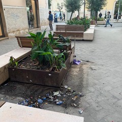 Rimozione panchine