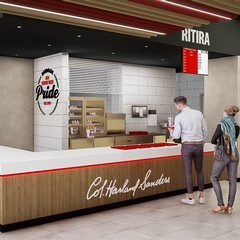 KFC Molfetta casse credits Mazzei Architects