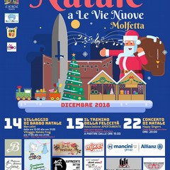 Manifesto Natale a Le Vie Nuove Molfetta