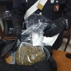 La droga sequestrata dai Carabinieri