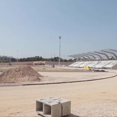 Cantiere pista atletica
