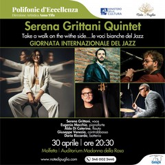 A Molfetta il Serena Grittani Quintet per la Giornata Internazionale del Jazz