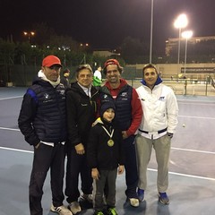 Giuseppe Samarelli vincitore categoria Red con lo staff tecnico