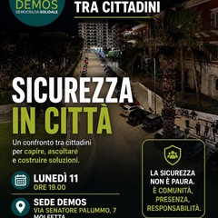 L'incontro pubblico promosso da DEMOS