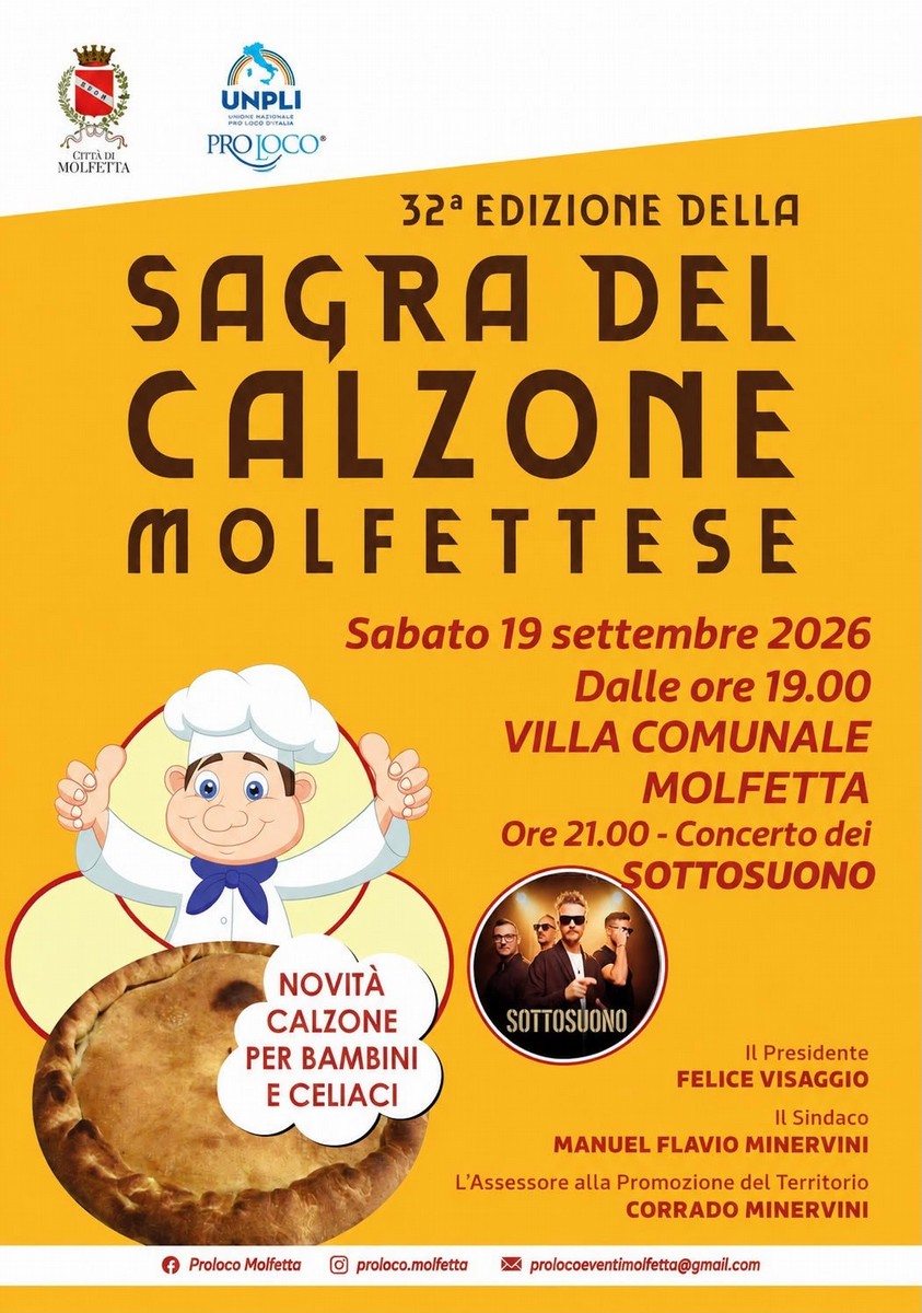 32^ edizione della Sagra del Calzone