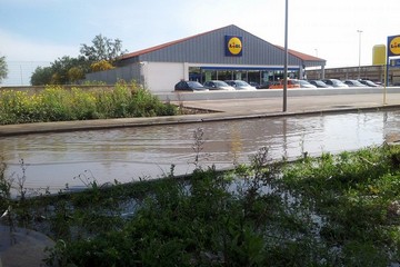 Acqua alta a Via Olivetti quando piove