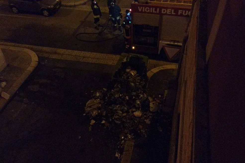 L'incendio in via d'Azeglio