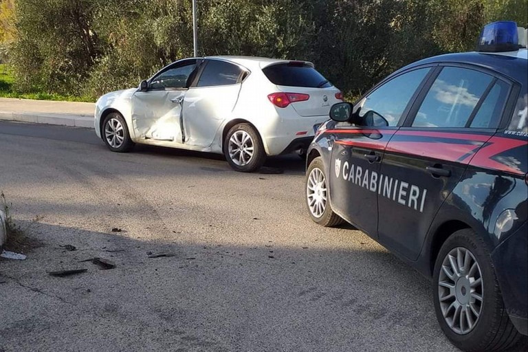 L'Alfa Romeo Giulietta recuperata dai Carabinieri