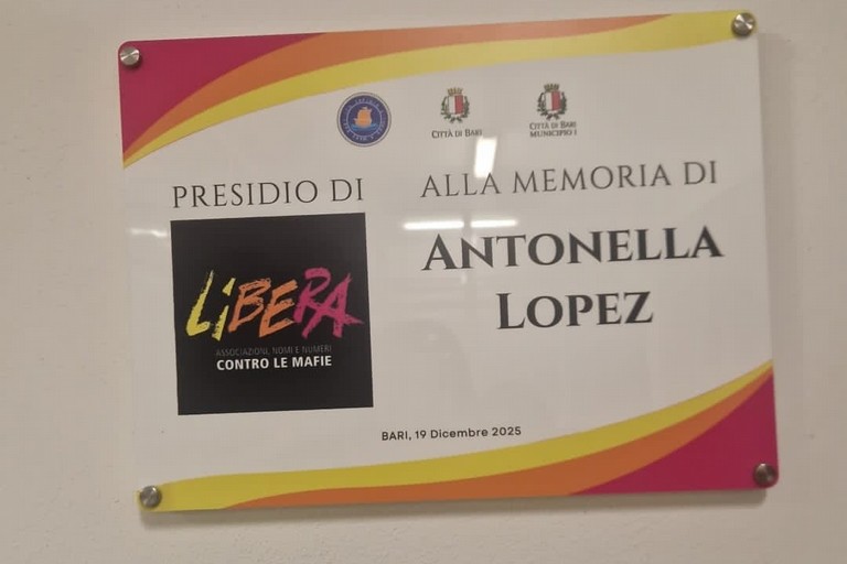 Nuovo presidio Libera a Bari intitolato ad Antonella Lopez