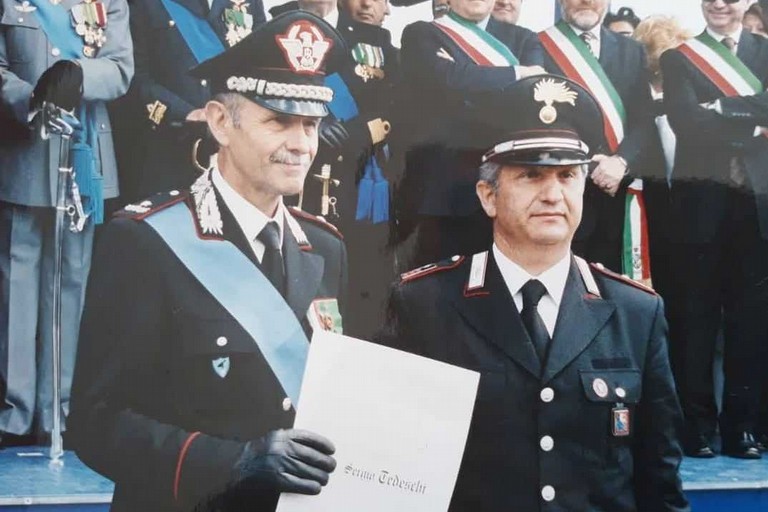Il comandante Sergio Tedeschi va in pensione: 45 anni nell'Arma
