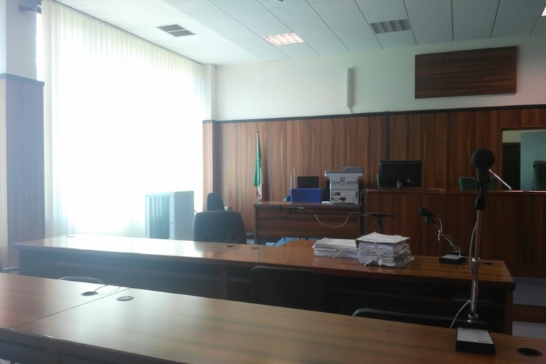 Un'aula del Tribunale