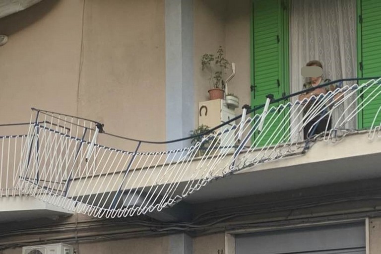 Il balcone in via la Vista