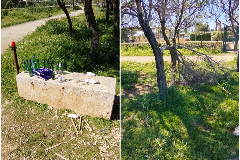 Incuria e rifiuti in zona Torre Gavetone