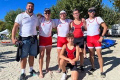 L'ASD Vogatori Molfetta 1999 protagonisti ai Tricolori FIC di Coastal Rowing a Verbania