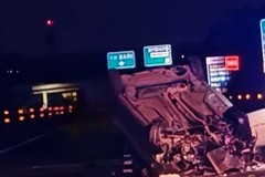 Incidente nella notte sull'A14 tra Molfetta e Bitonto