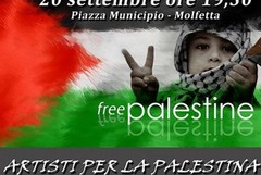 Comitato “Palestina Libera” all'amministrazione: “Esponiamo la bandiera palestinese”