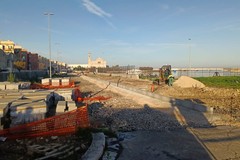 Prosegue il cantiere per il nuovo waterfront di Ponente a Molfetta. Le foto