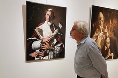 Vittorio Sgarbi a Molfetta per la mostra di Giovanni Gasparro
