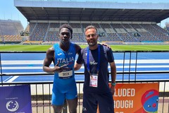 Fallou Seck dell'ASD AllenaMenti in finale ai Mondiali Virtus 2025 di Brisbane