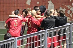 Il Real Molfetta di calcio a 11 oggi in trasferta contro i Warriors Bari
