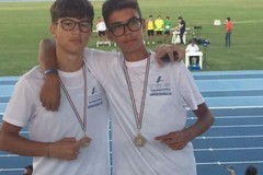 Cosmo Pio Sgherza e Luca Aurora con la rappresentativa pugliese ai campionati italiani under 16