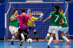 Flavia Annese con il KickOff terza all'"European Women’s Futsal Tournament"