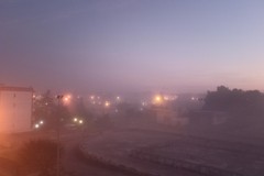 Ancora nebbia fitta su Molfetta