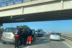 Incidente sulla SS16 all'altezza della zona industriale di Molfetta