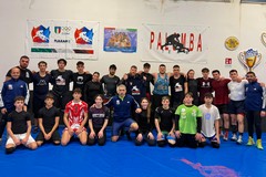 Lotta libera, Claudio Squeo incontra i giovani atleti del Team Palomba