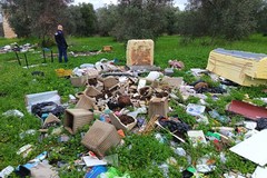 Scoperta un'altra maxi discarica abusiva nell'agro di Molfetta