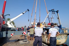 Recuperato il motopesca “Paolo Padre” nel porto di Molfetta
