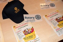 Il Governatore Rotary Luigi Palombella in prima linea per la Giornata nazionale della colletta alimentare