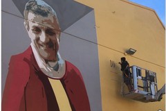 All'istituto Alberghiero di Molfetta un murales dedicato a don Tonino Bello