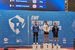 Pesistica, terzo posto all'Europeo giovanile di Madrid per la molfettese Francesca Mininni
