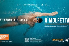Si torna a nuotare a Molfetta: come iscriversi alla piscina comunale