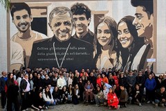 IISS “Bello-Salvemini”, inaugurato il murale dedicato a Don Tonino