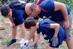 Plastic Free Molfetta ha ripulito un'area del parco naturale di Lama Martina